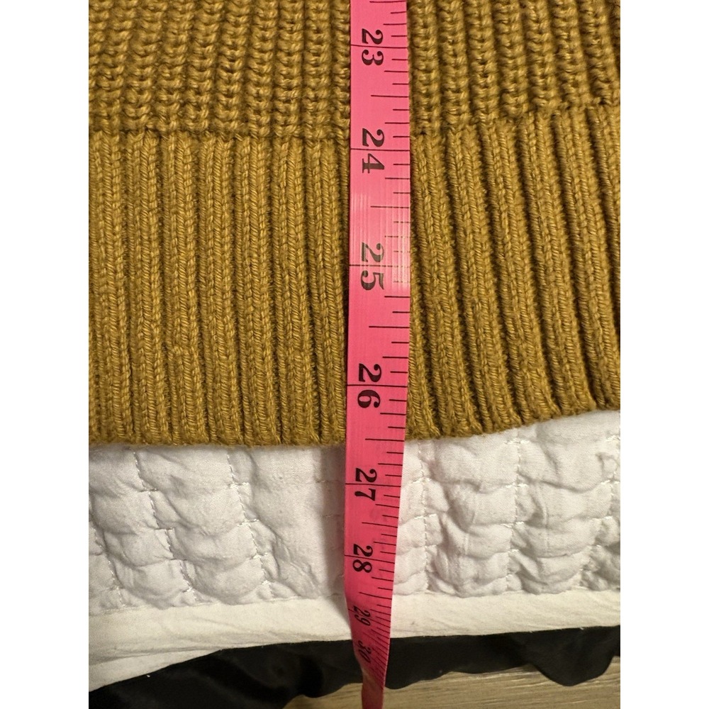 Banana Republic Organic Cotton Sleeveless Sweater, Large. Golden Brown - Picture 7 of 9